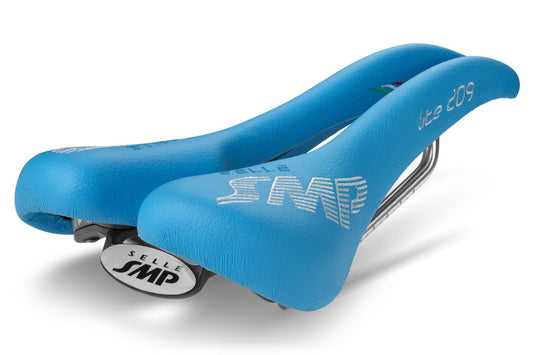 Selle SMP Lite 209 Saddle with Steel Rails (Light Blue)