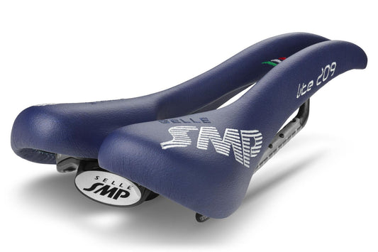 Selle SMP Lite 209 Saddle with Carbon Rails (Blue)