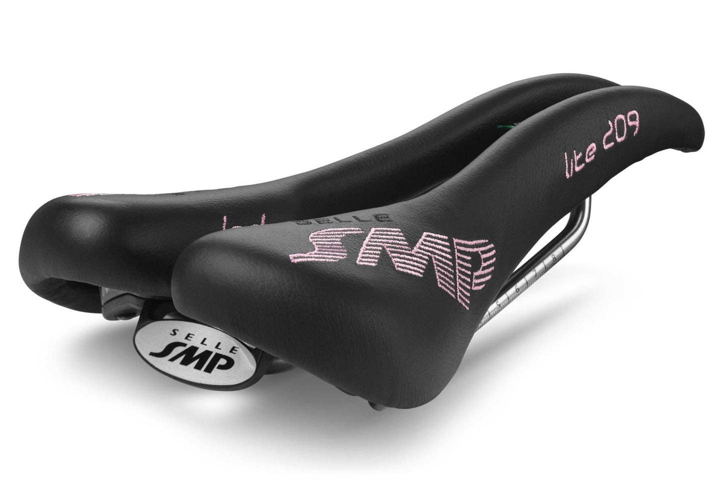 Selle SMP Lite 209 Saddle with Steel Rails (Lady Black)