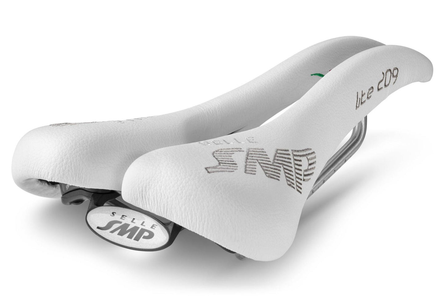 Selle SMP Lite 209 Saddle with Steel Rails (White)