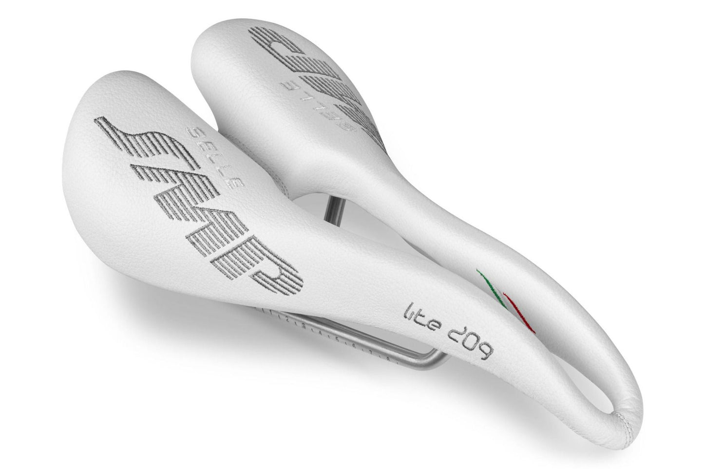 Selle SMP Lite 209 Saddle with Steel Rails (White)