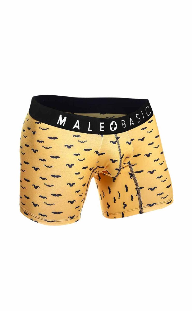 MaleBasics 3-Pack Boxer Brief Prints Stache