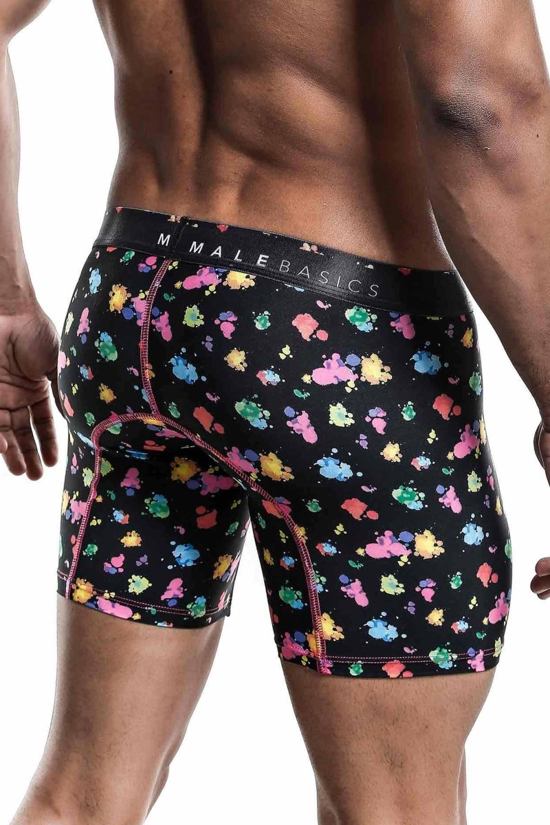 Malebasics Boxer Brief Hipster Black Splash