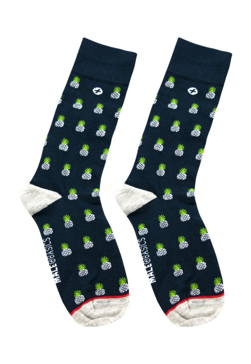 MaleBasics Fun Sock-Pineapple-