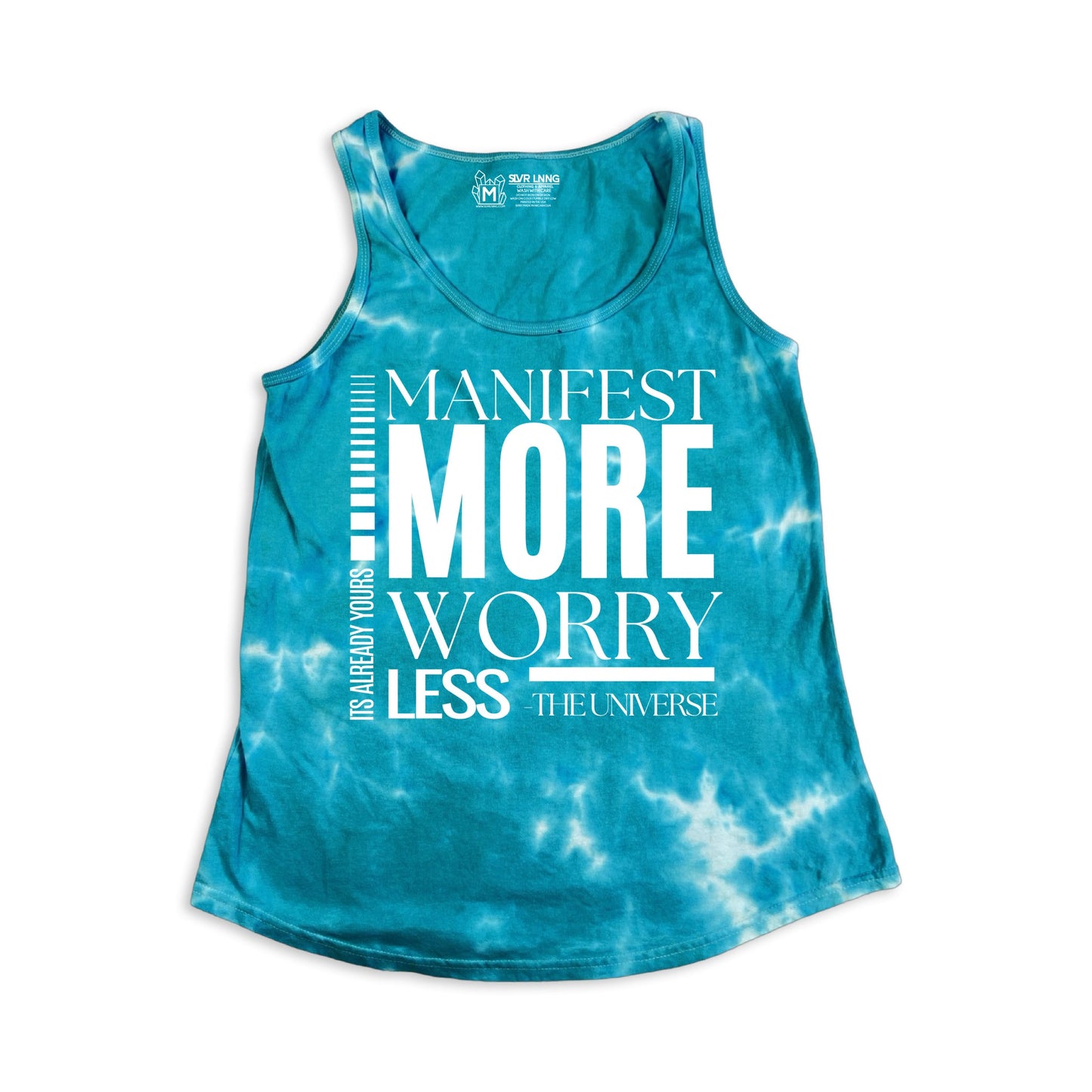 Manifest Mode- Womens Heavy Weight Tank- infused with Fluorite