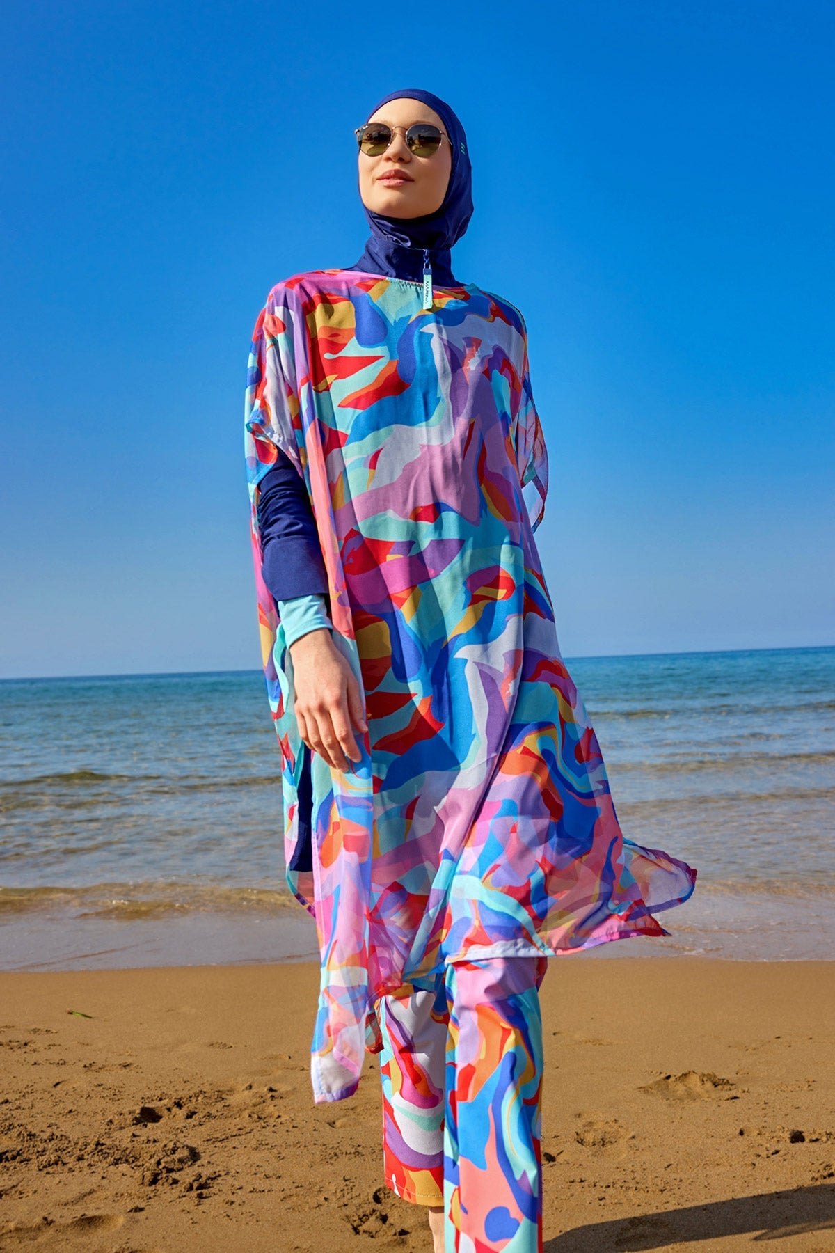 Marina Multicolor Printed Oversize Pareo - P2505