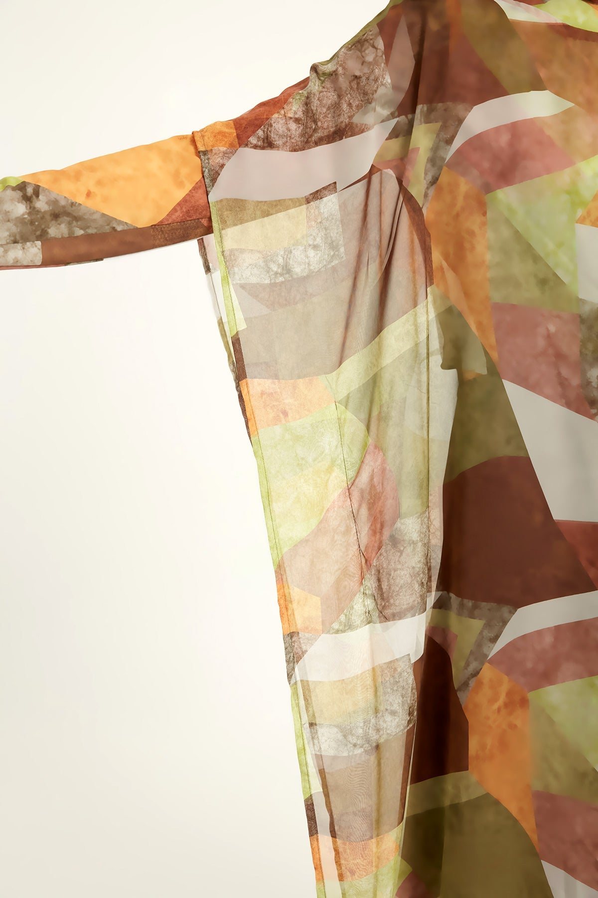 Marina Colorful Patterned Silky Pareo - P2513-1
