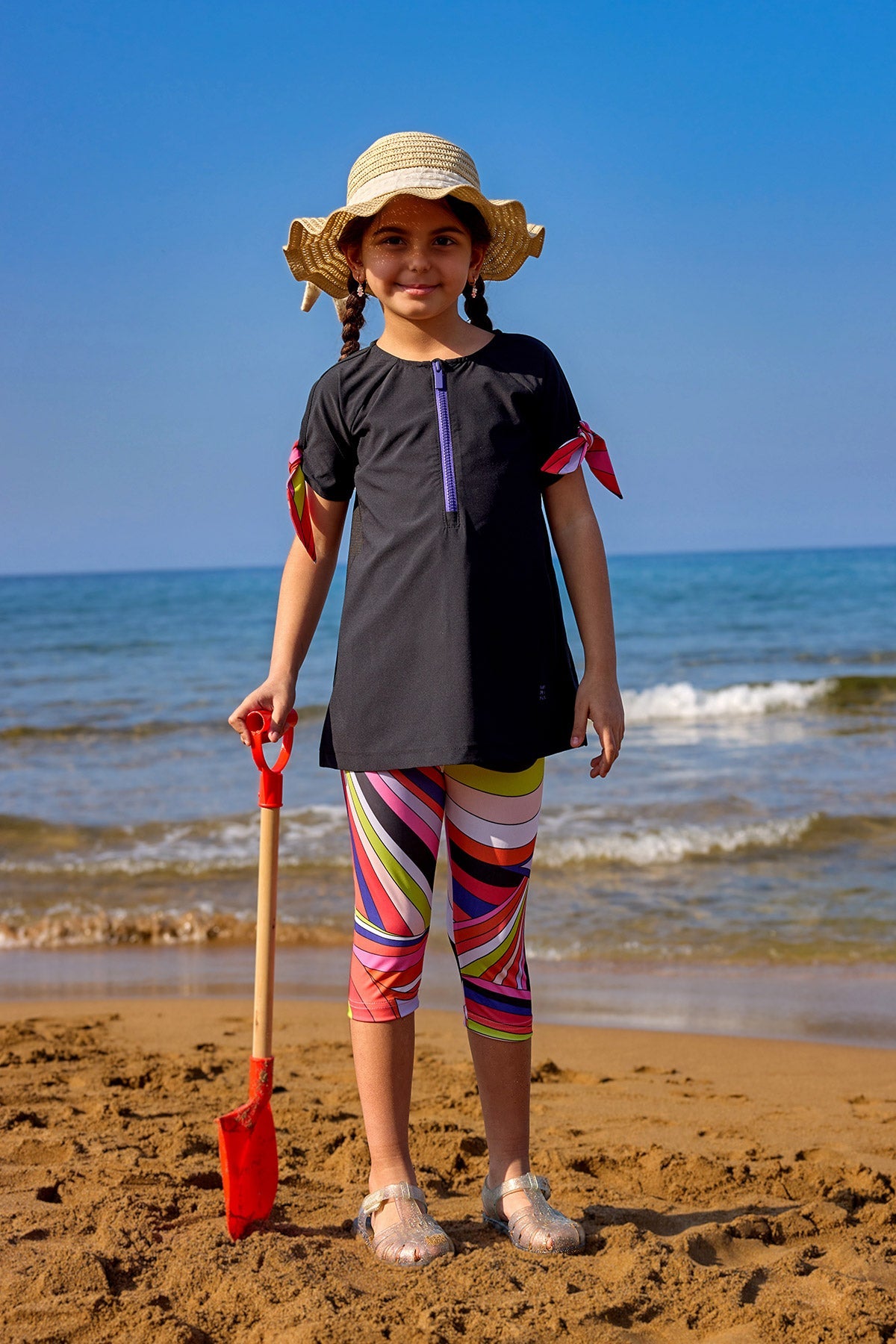 Marina UPF50+ Protective Girls’ Modest Swimsuit – C2507