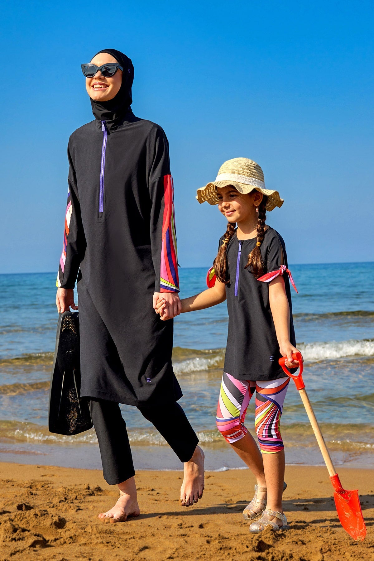 Marina UPF50+ Protective Girls’ Modest Swimsuit – C2507