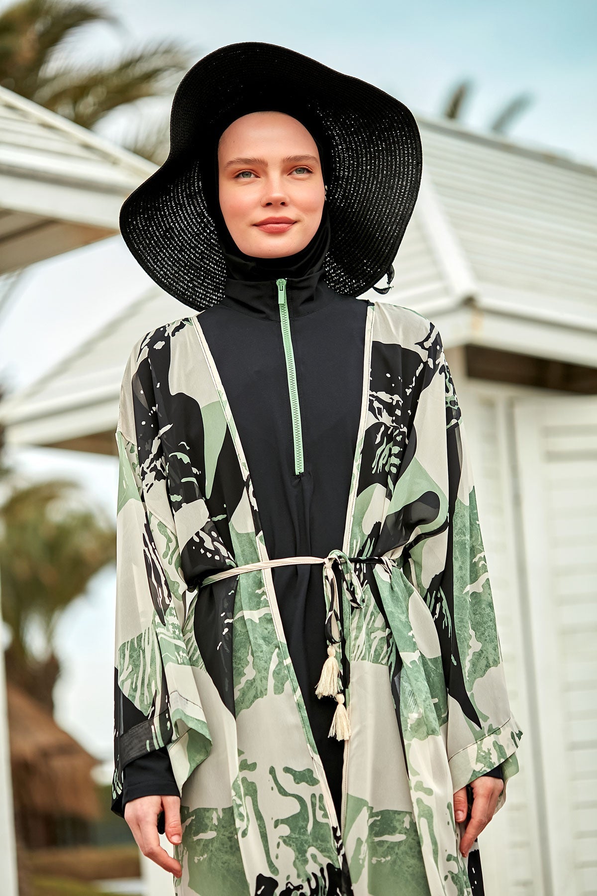 Colourful Pareo Kimono P2411