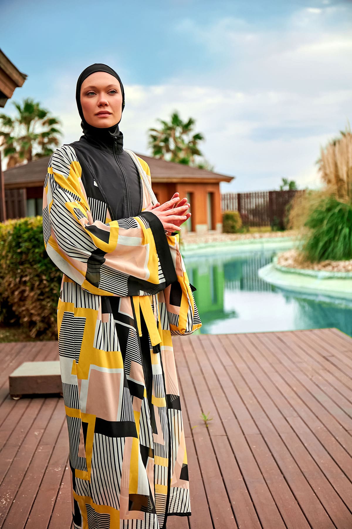 Colourful Pareo Kimono P2407