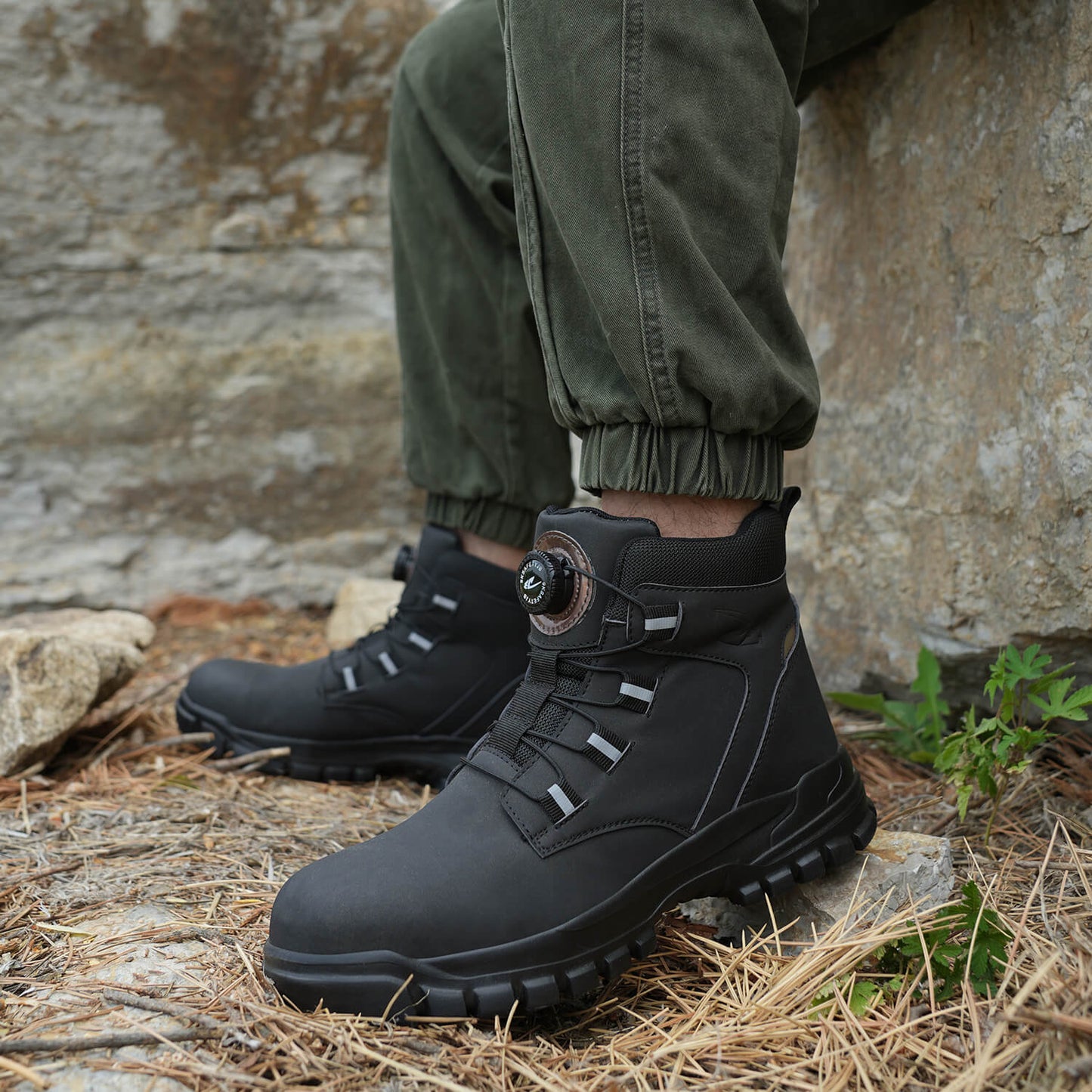 Maven 6" Knob-Lacing Waterproof Steel Toe Boots