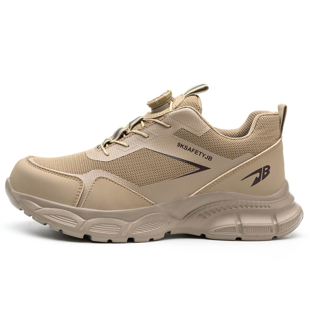 Maven Knob Lacing Breathable Steel Toe Work Sneakers