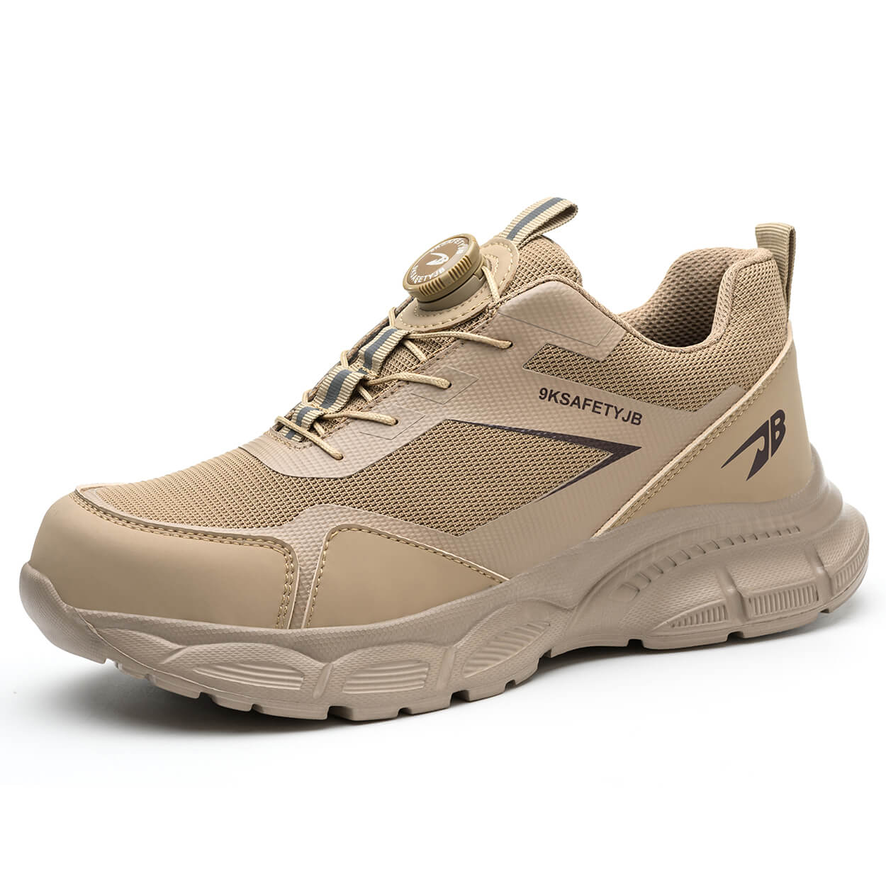 Maven Knob Lacing Breathable Steel Toe Work Sneakers