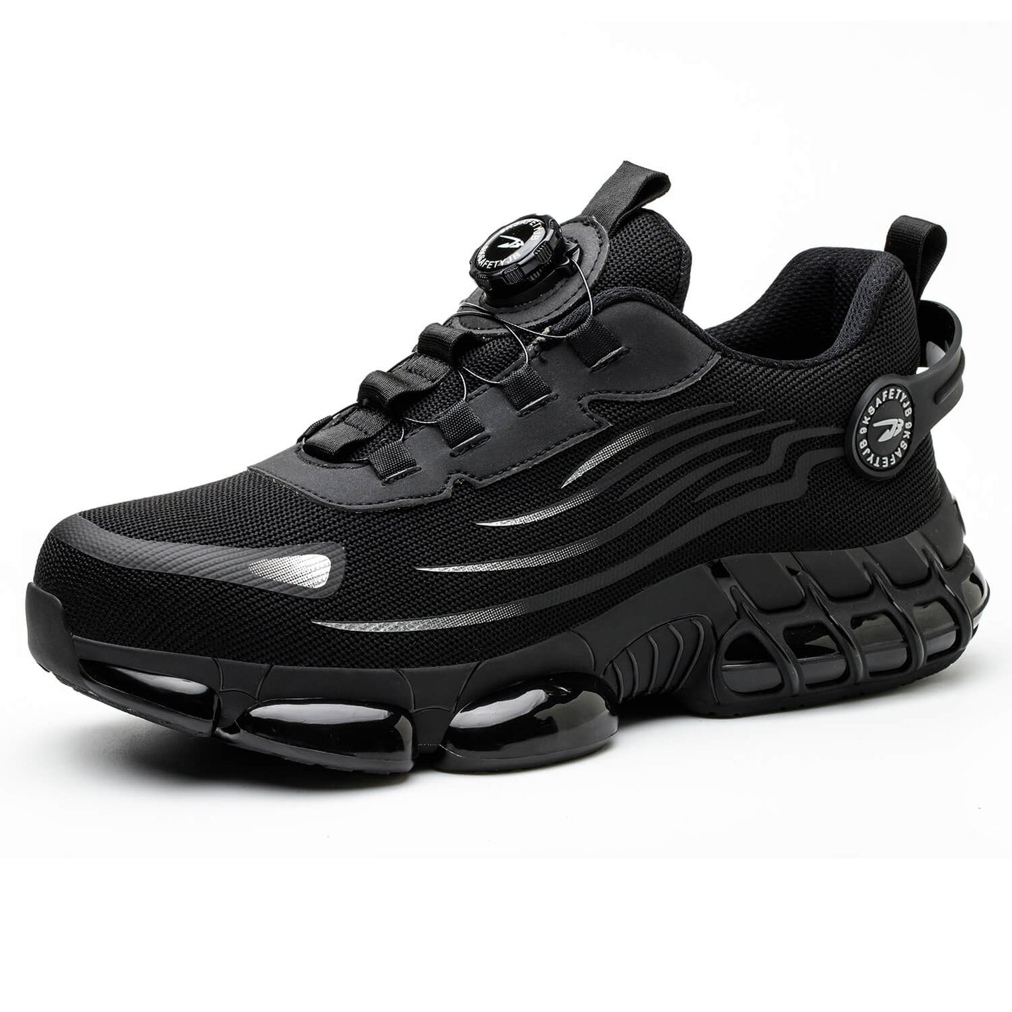 Maven Steel Toe Knob Lacing Work Sneakers
