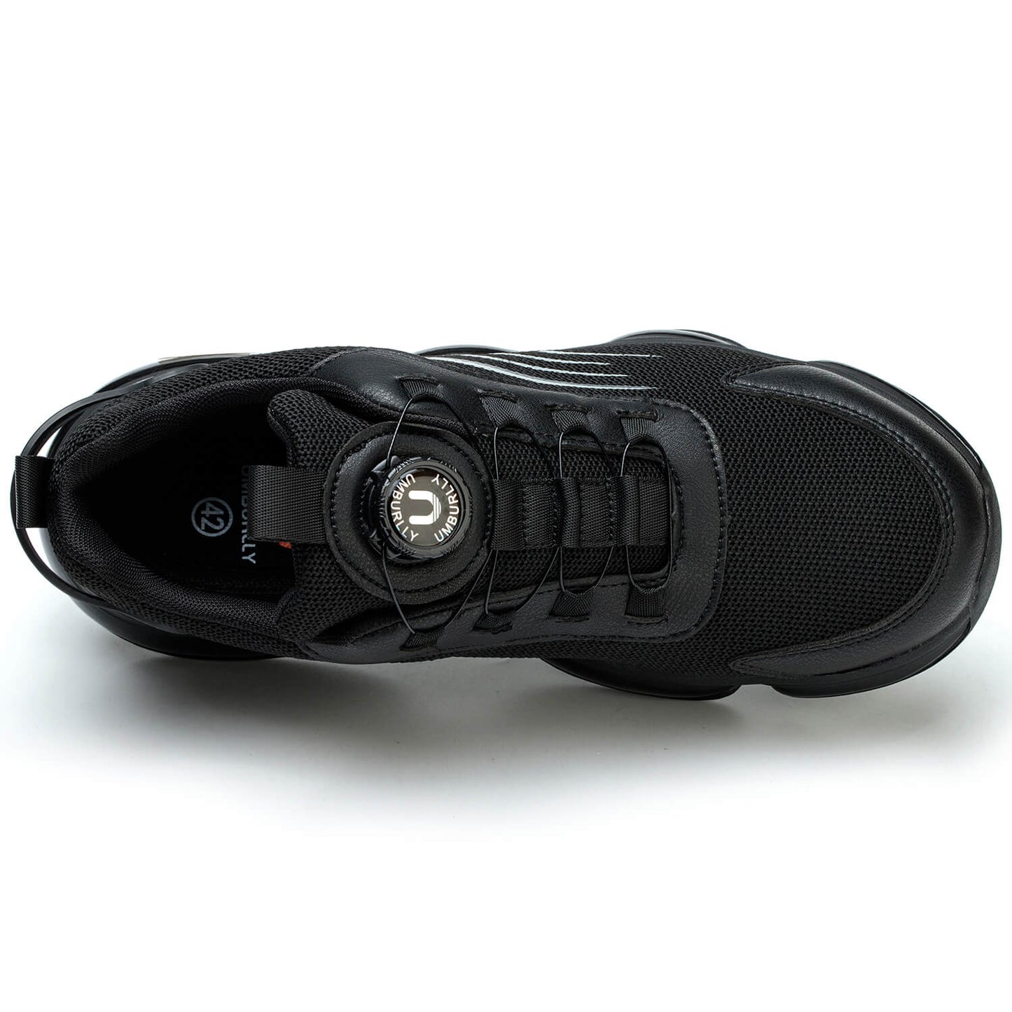 Maven Men's Knob-Lacing Breathable Steel Toe Sneakers