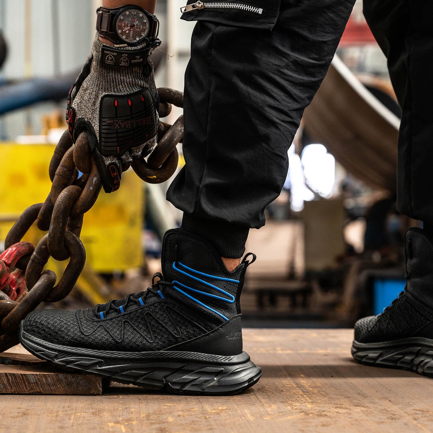 Maven Men's Steel Toe High-Tops Work Shoes