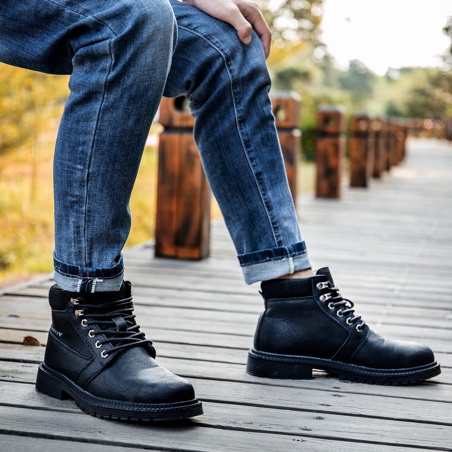 Maven Non-Slip Waterproof Steel Toe Boots