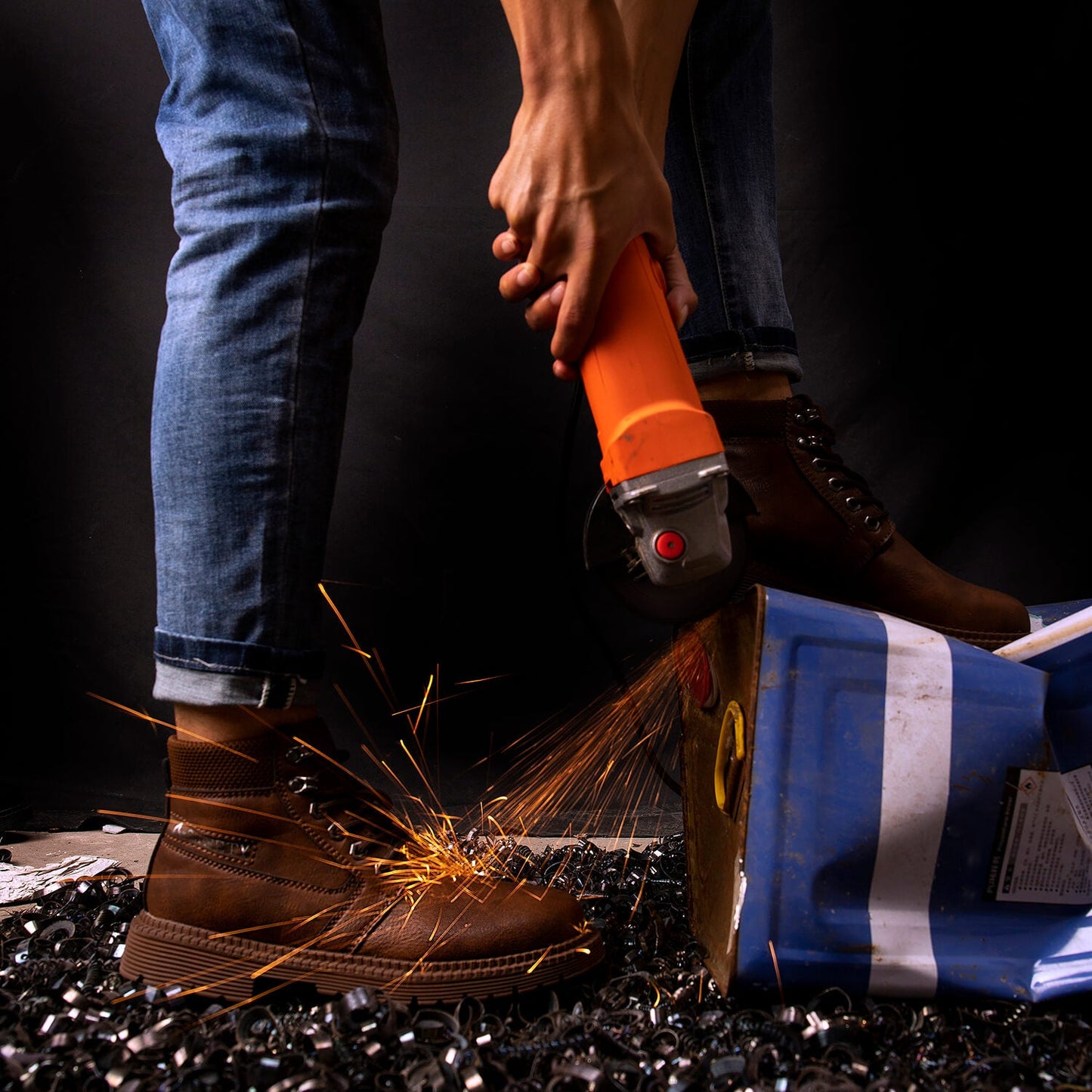 Maven Non-Slip Waterproof Steel Toe Boots