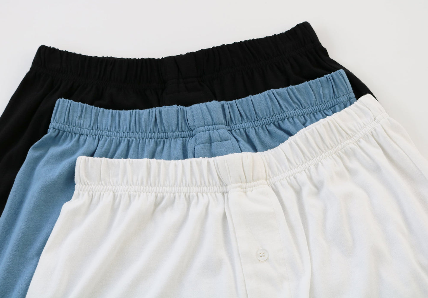 Men's Bamboo Viscose Boxers - 3-Pack Mixed Colors