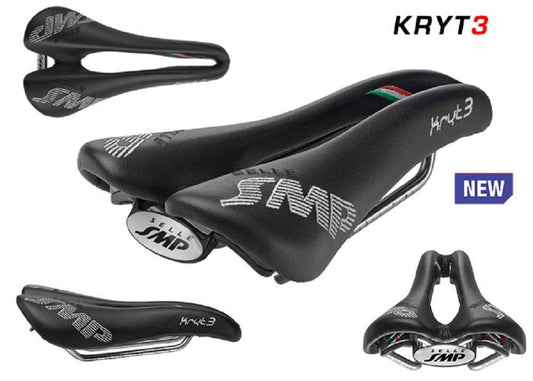Selle SMP KRYT 3 Criterium Saddle (with Steel Rails)