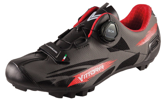 Vittoria Captor BOA MTB Cycling Shoes Grey/Red EU 44