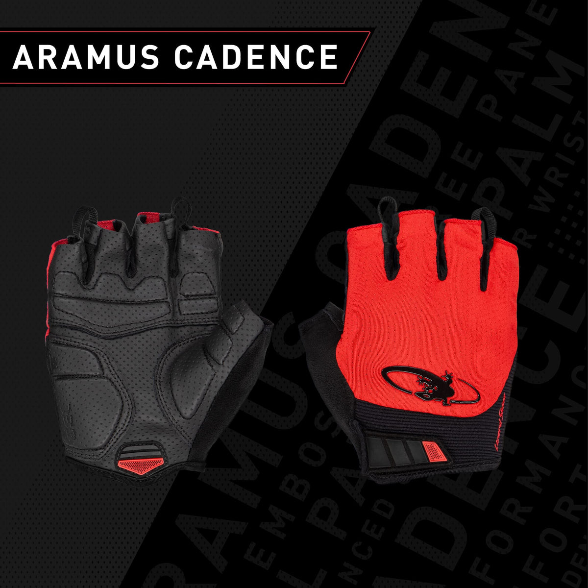Lizard Skins Aramus Cadence Short Finger Cycling Gloves – 3 Colors Unisex Padded Road Bike Gloves