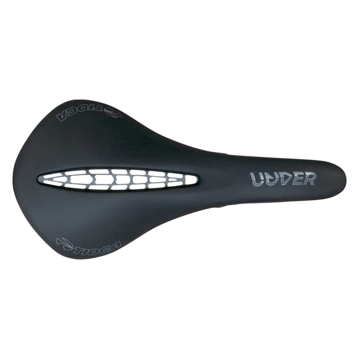 Tioga Undercover Stratum Saddle Titanium Rail Black
