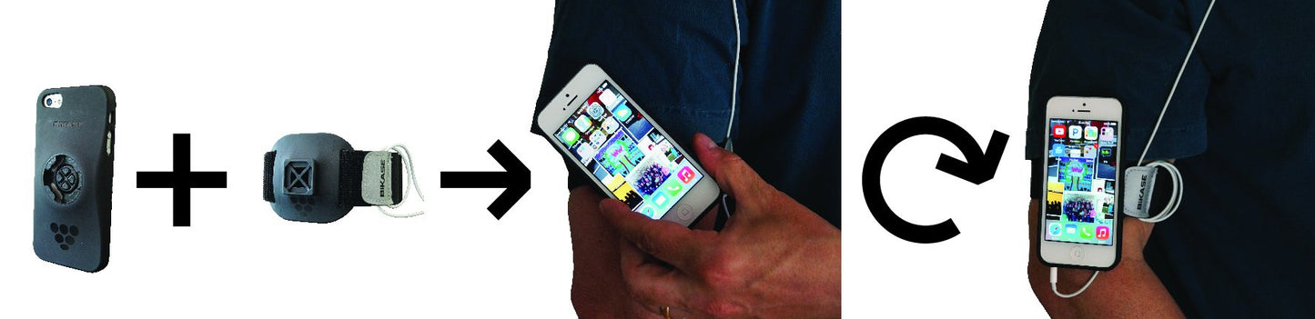 Bikase 1036 Gokase Iphone-5 Armband Bag Black