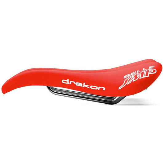 Selle SMP Drakon Saddle with Steel Rails (Orange)