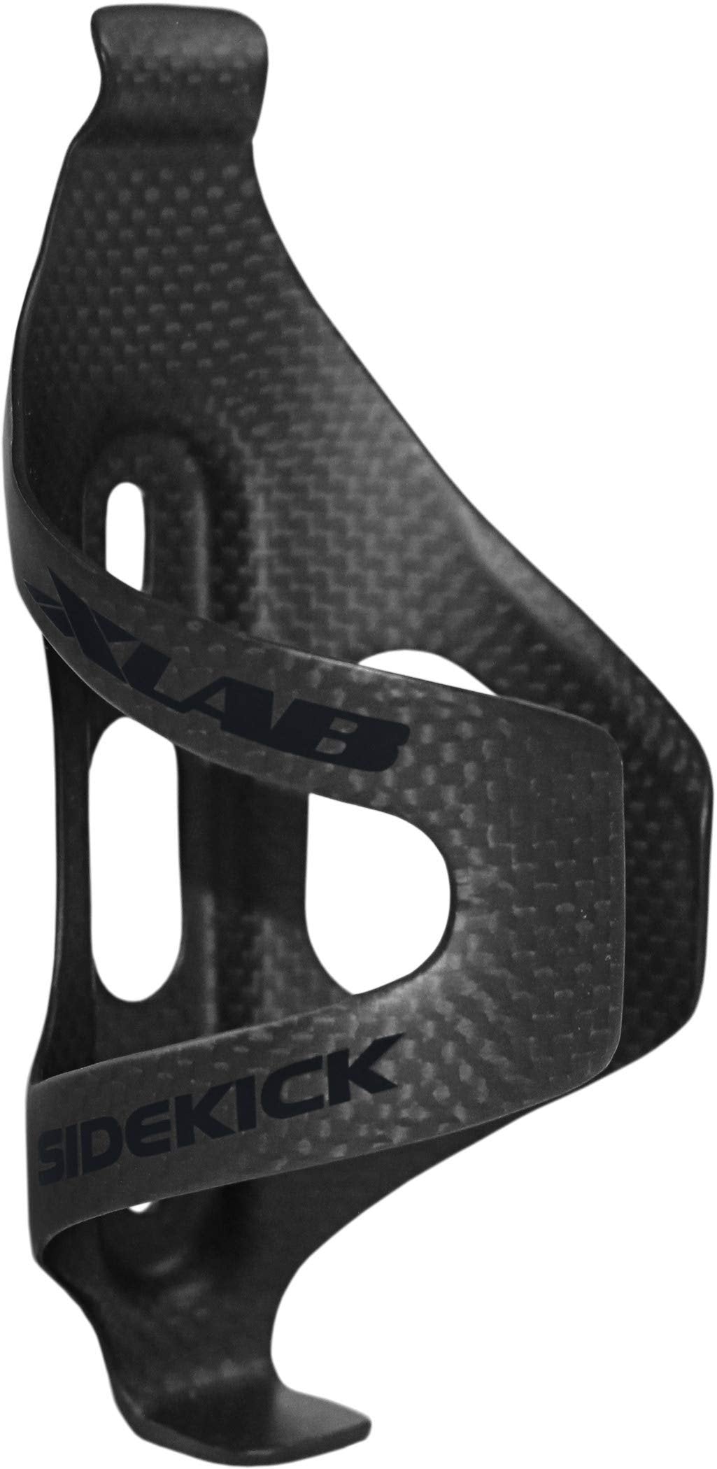 XLAB Sidekick Cage Right – Side Entry Carbon Water Bottle Holder – Matte Black
