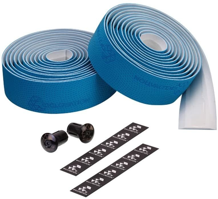 Ciclovation Leather Touch Gel Handlebar Tape Deep Sky-Blue