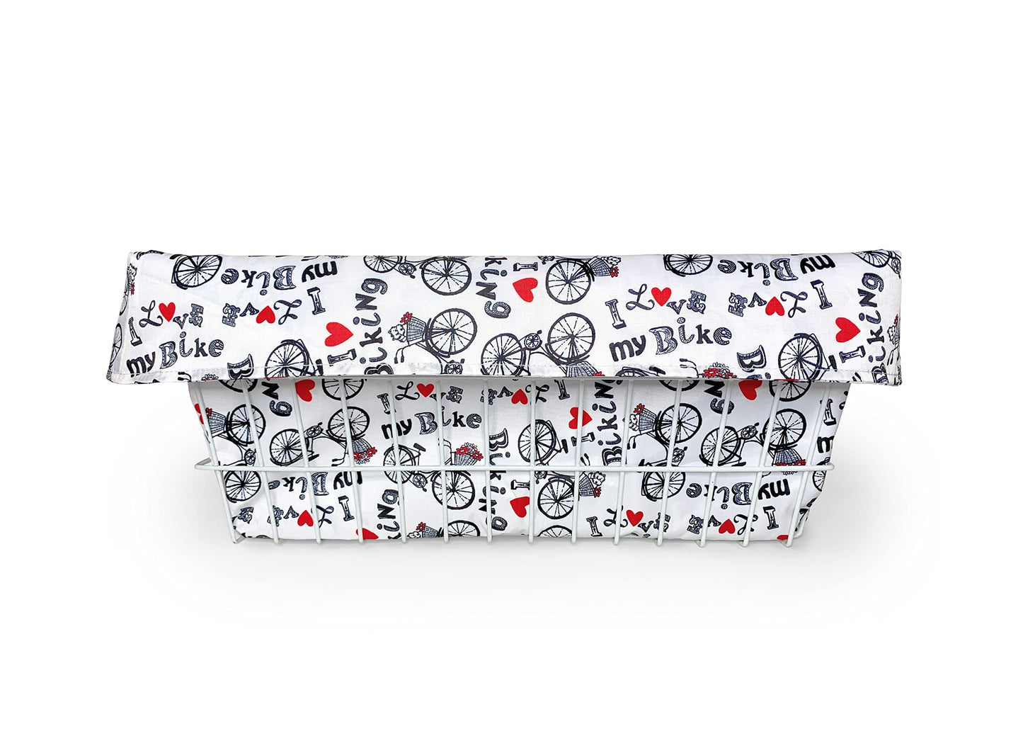 CRUISER CANDY Trike Basket Liner (Extra Large) I LOVE MY BICYCLE