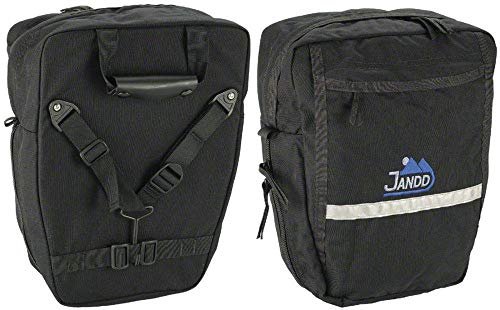 Jandd Mini Mountain Pannier, Black (Single Bag)