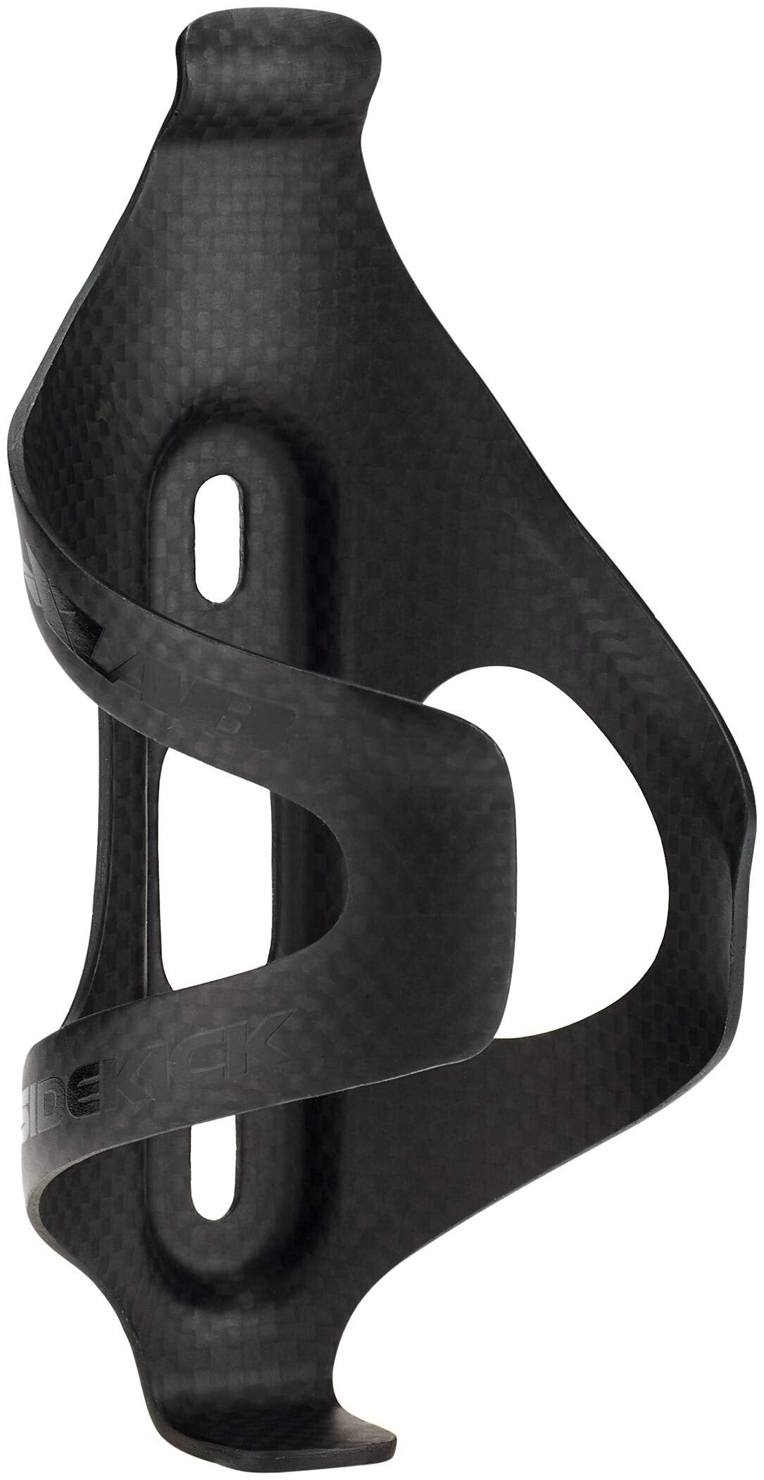 XLAB Sidekick Cage Right – Side Entry Carbon Water Bottle Holder – Matte Black