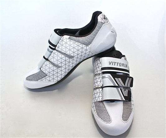 Vittoria MSG Diamond Cycling Shoes, White, EU 39