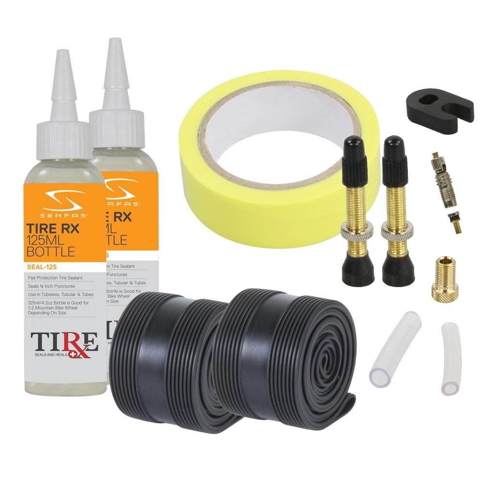 Serfas Tubeless System Presta Universal COMBO KIT