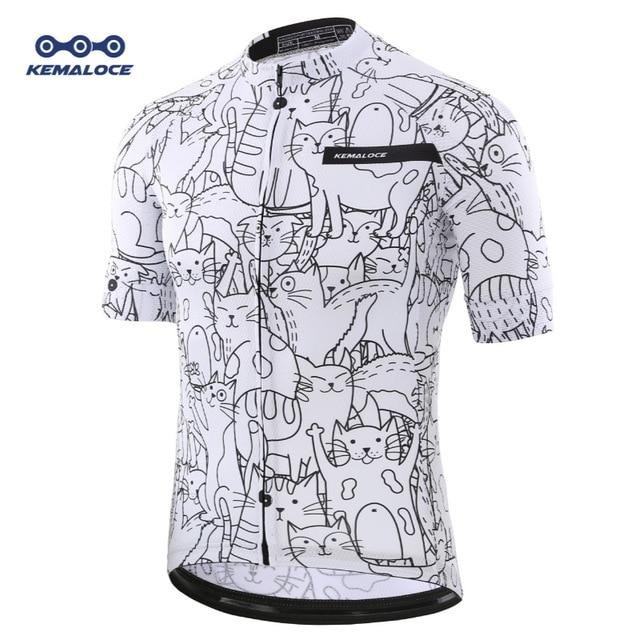 Cartoon Cat Men's Cycling Jersey