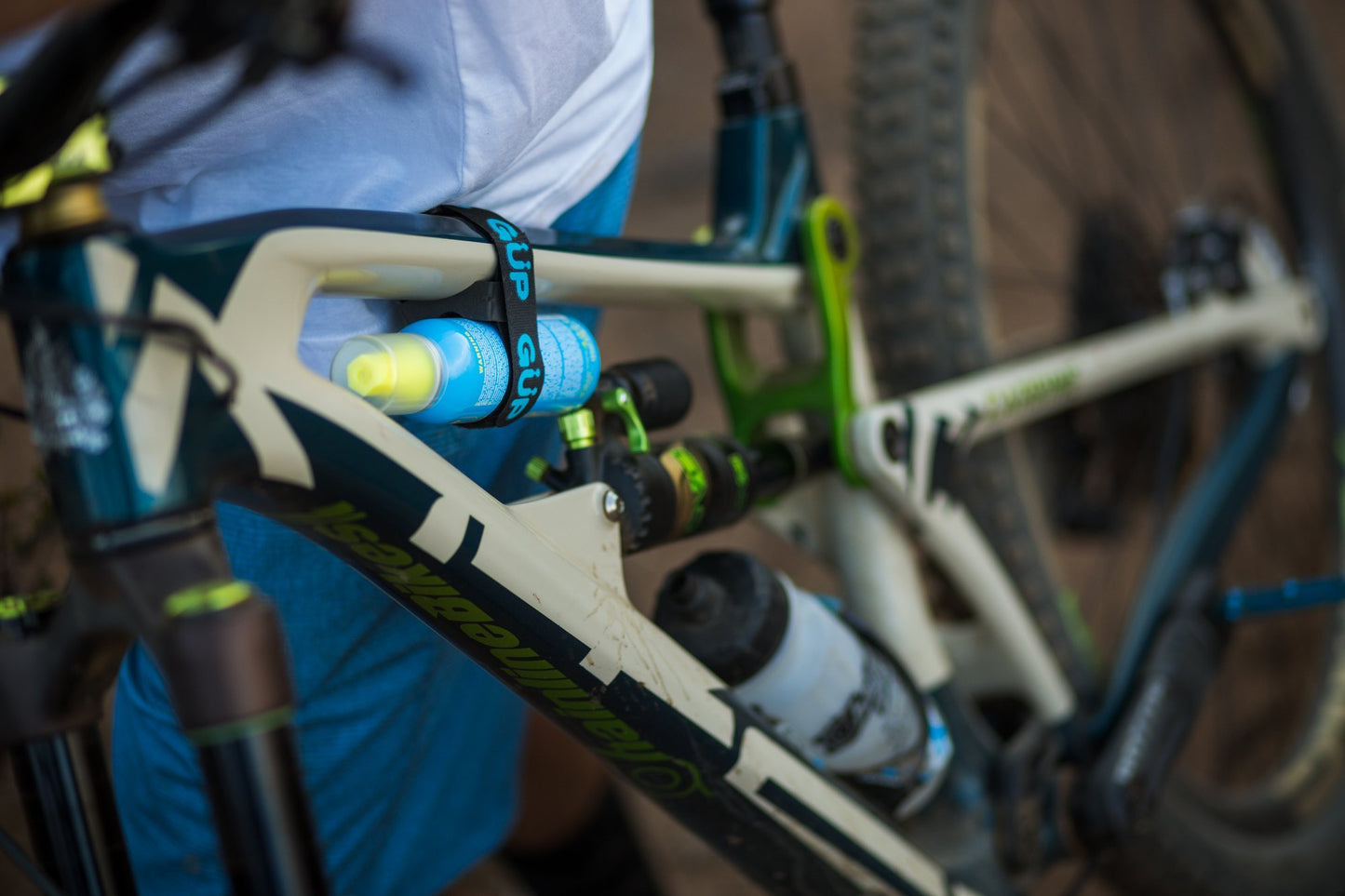 GUP (GÜP) Industries Holster Utility Strap Carry Solution With Non-Slip Rubber Grommet To Protect Bike Frame