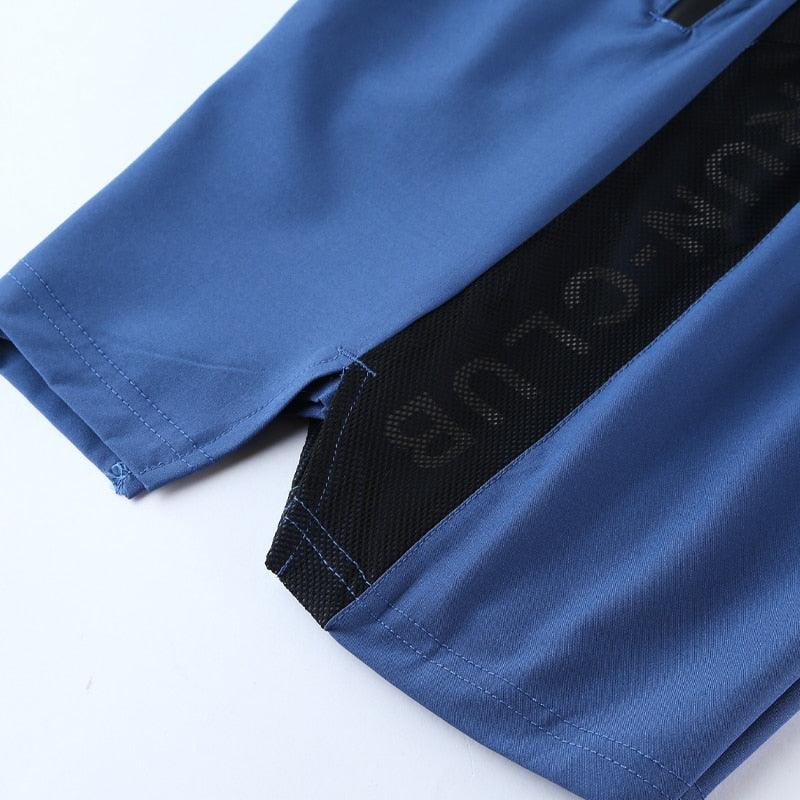 Men Run Shorts Patchwork Training Shorts Pockets Gym Sports Quick Dry Short Casual New Summer Fitness Shorts Men's Swim Trunks Casual Breathable Fitness Shorts High Elastic Waist Pants