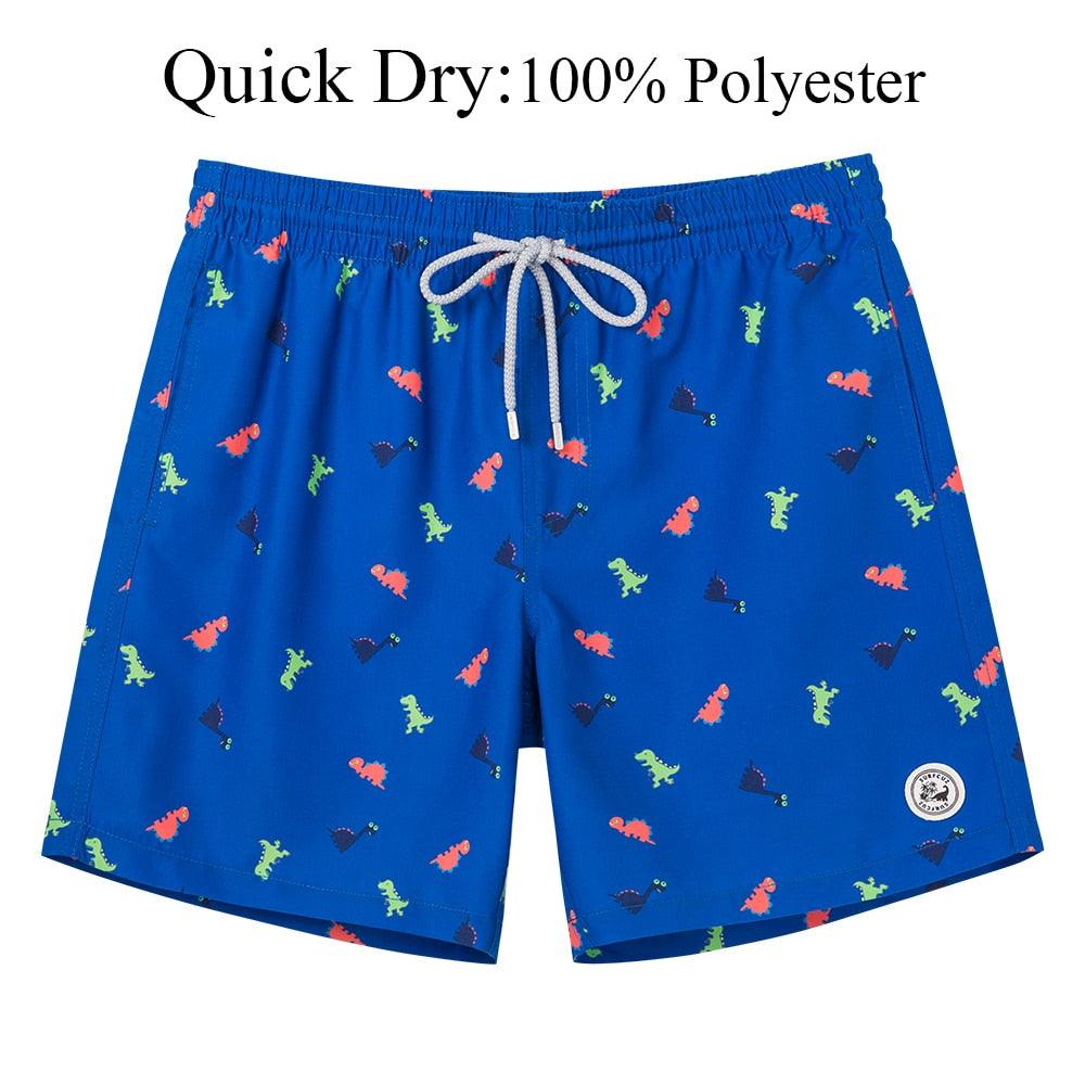 Men's Beach Shorts Boardshorts with Mesh Lining Men's Swimwear Beachwear Quick Dry Swim Shorts Swimming Trunks for Men Men's Beach Trunks Men's Beach Shorts Surfing Boardshorts with Mesh Lining Swimwear Outdoor Surfing Pants