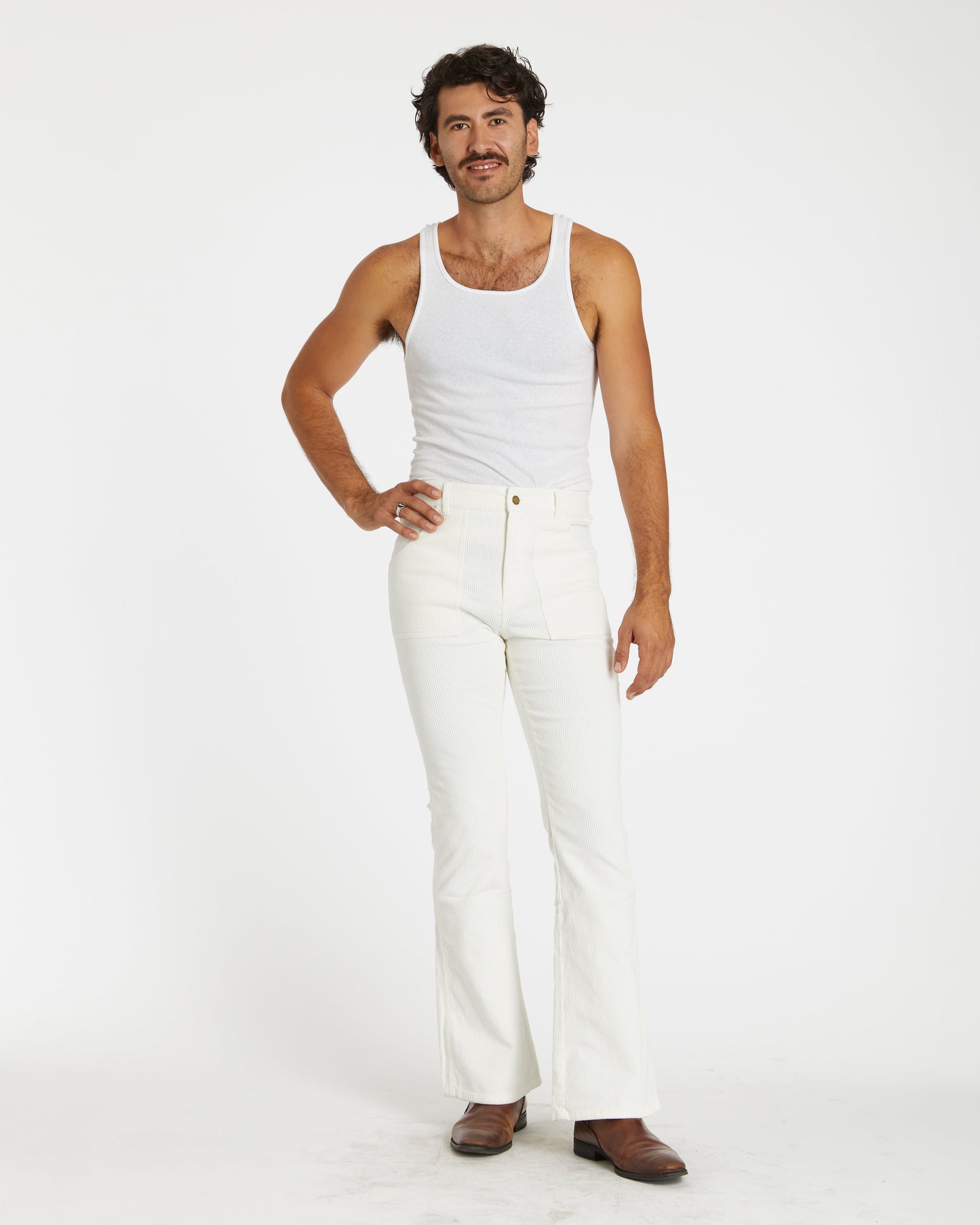 Men's Bell Bottom (White)
