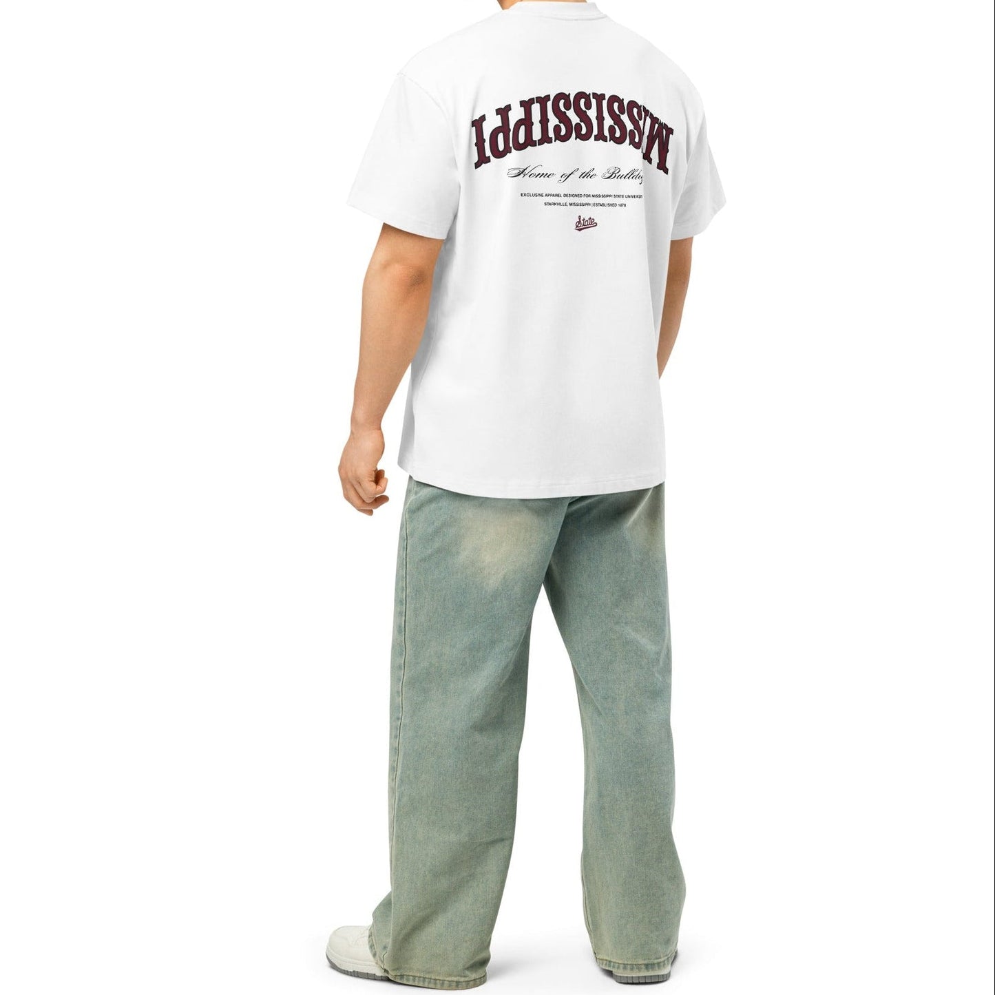 Mississippi State Essentials Oversized Tee