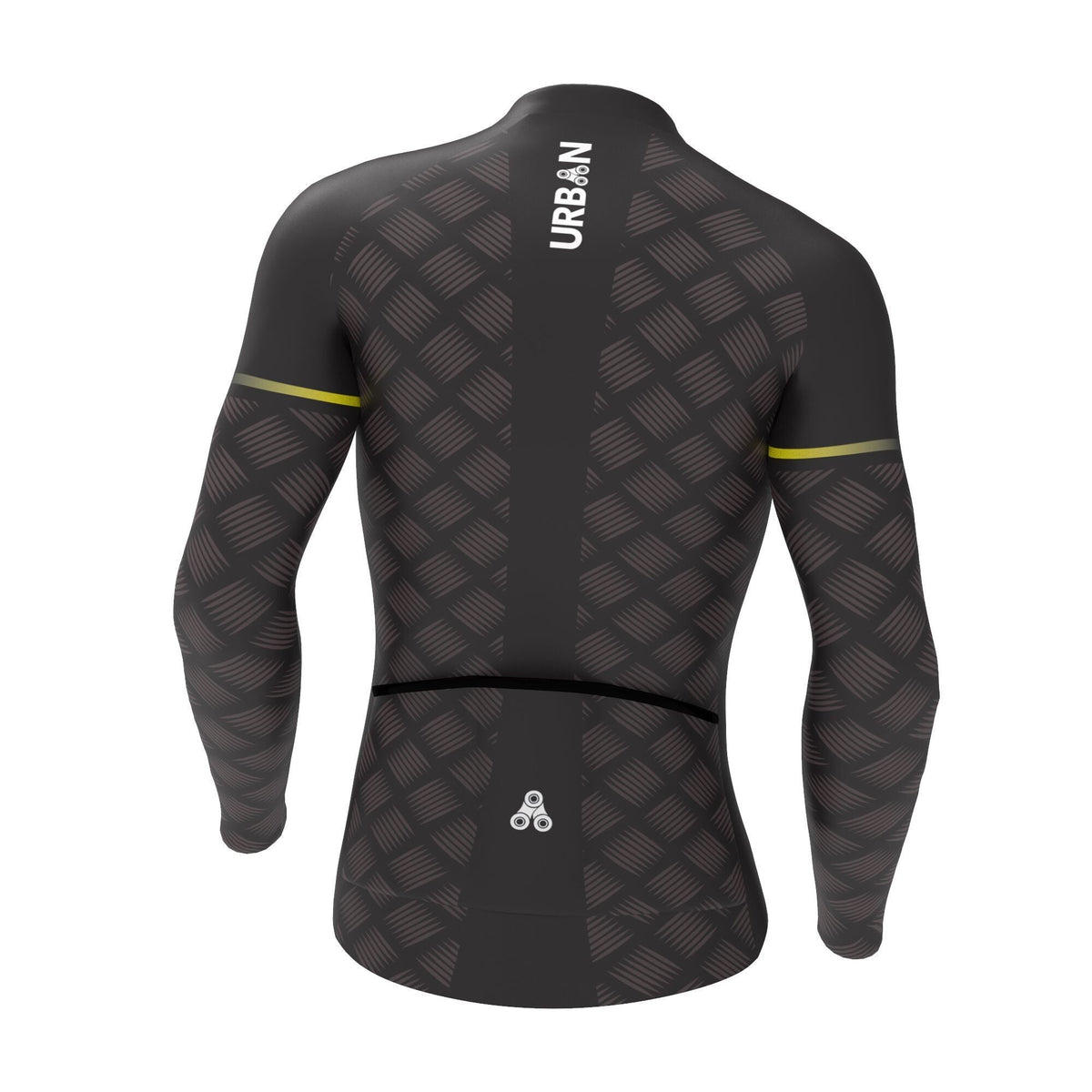Urban Cycling Pro Carbide Thermal Long Sleeve Jersey & Cargo Bib Tights – Winter Cycling Kit for Cold-Weather Performance