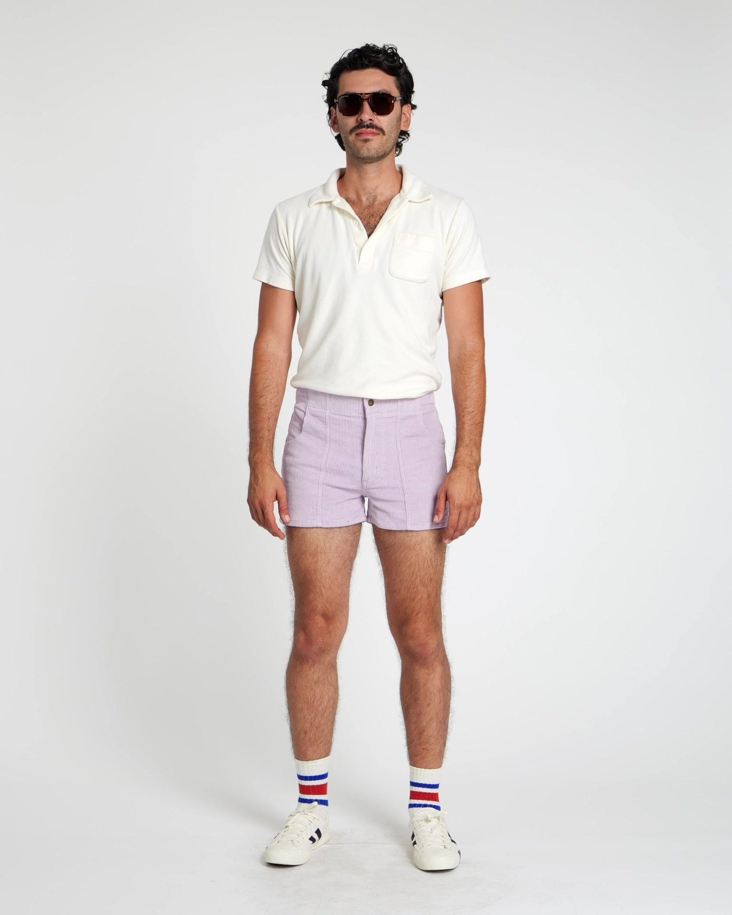 Men's Terry Polo (Cream)