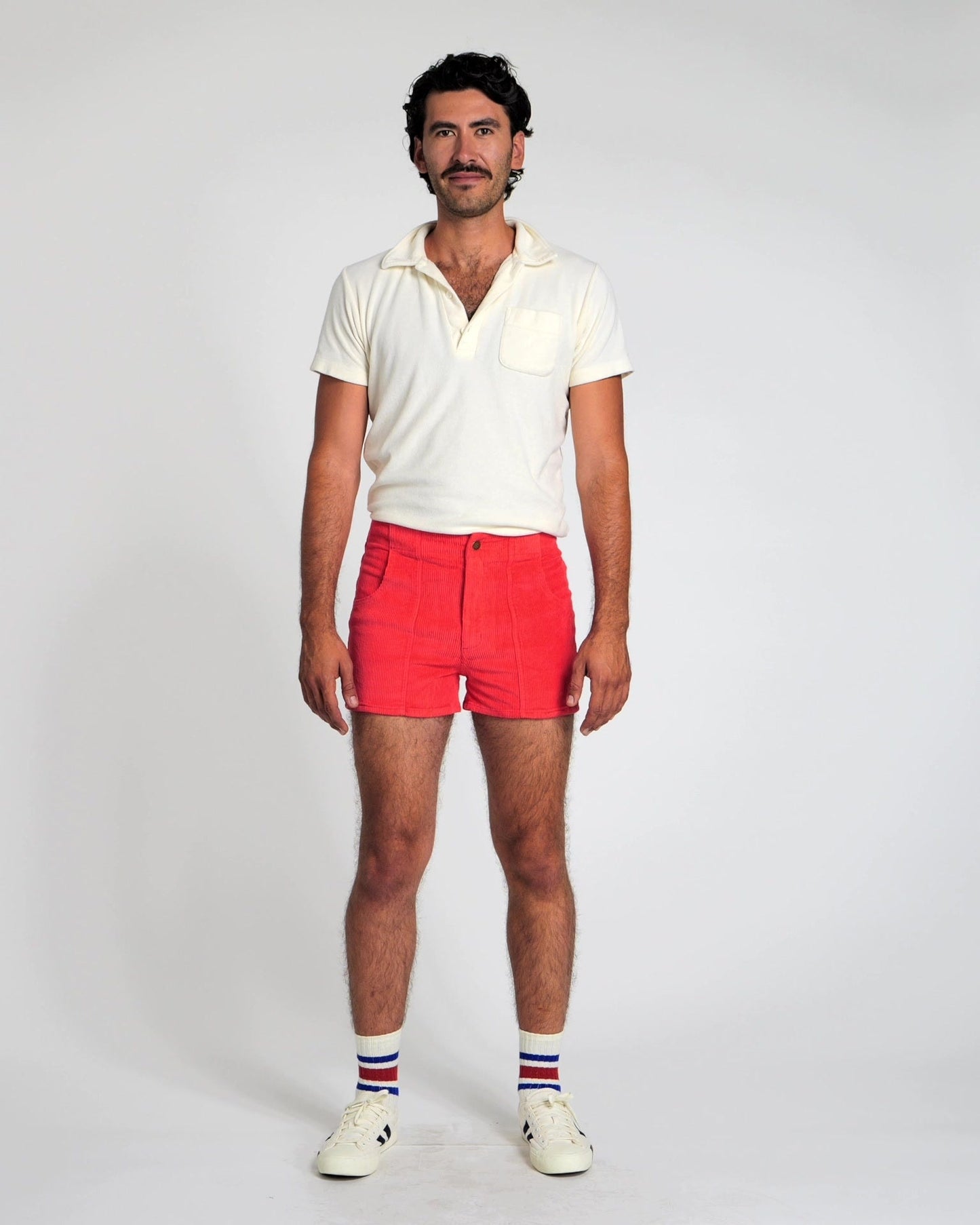 Men's Terry Polo (Cream)