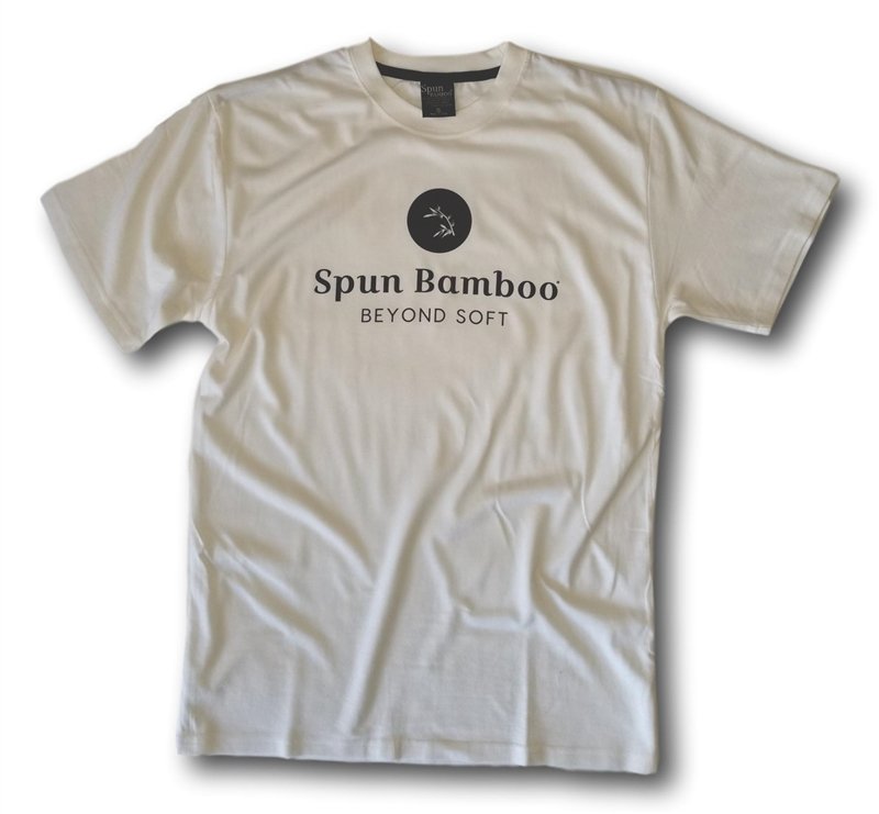 Men's Spun Bamboo Viscose/Organic Cotton Logo T-Shirt