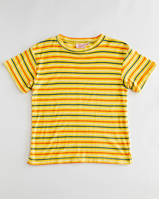 Men's Terry Tee (Yellow/Navy/Orange)