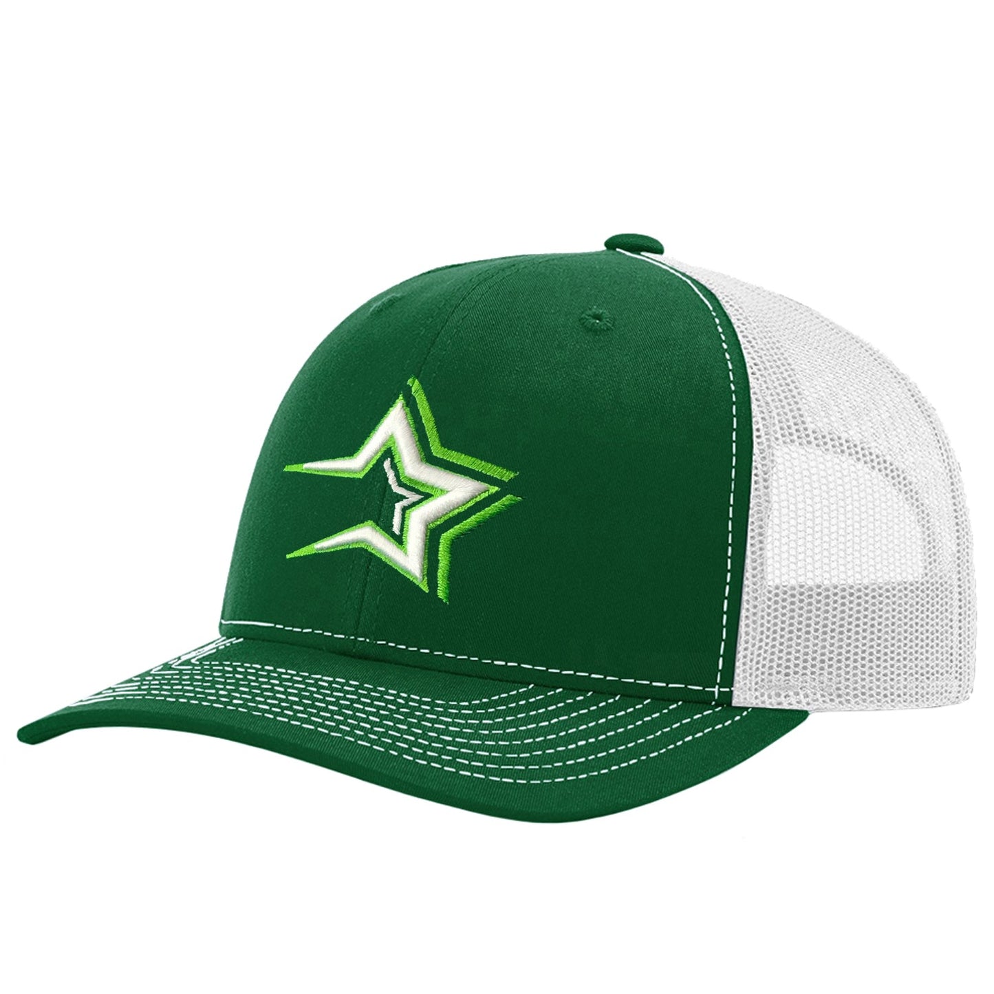 Dominican Baseball Team Caps – Estrellas Orientales – Green / White Hat Embroidered Logo