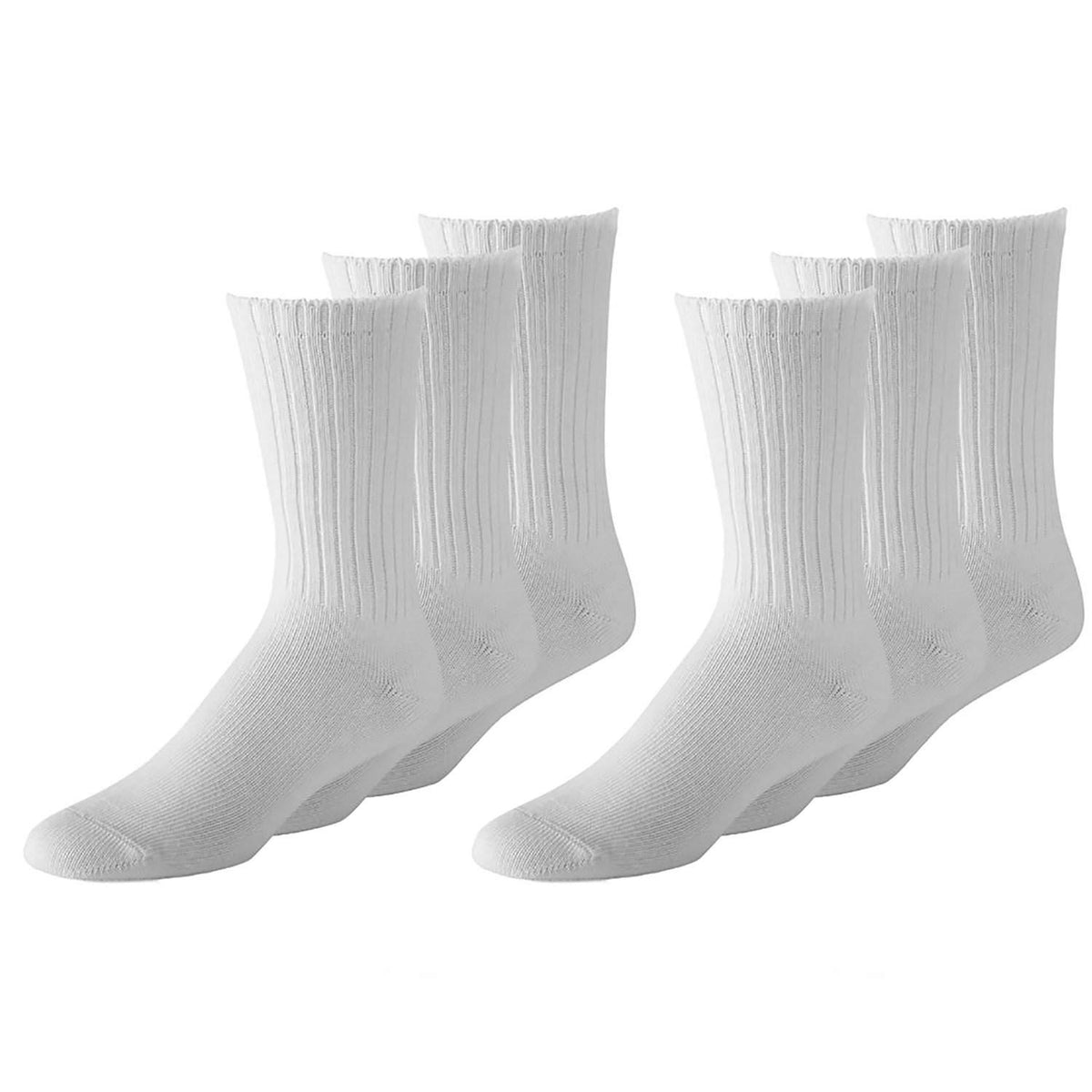 Daily Basic Unisex Crew Athletic Sports Cotton Socks 36 Pack